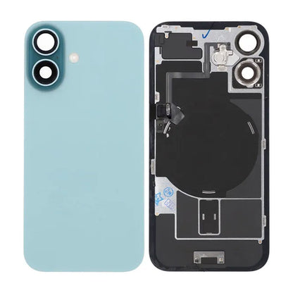 iPhone 16 Baksida Glas Komplett OEM - Grön image 1