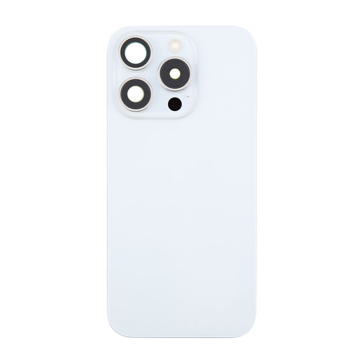 iPhone 16 Pro Max Baksida Glas Komplett OEM - Vit Titan image 2
