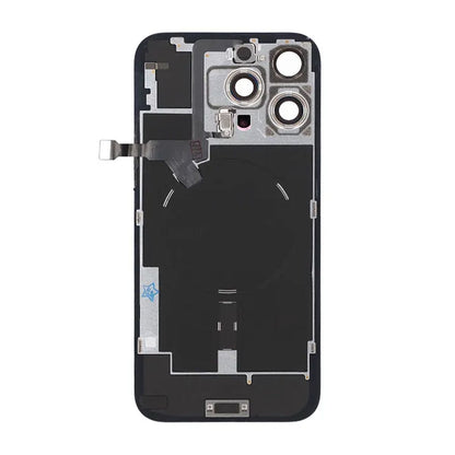 iPhone 16 Pro Max Baksida Glas Komplett OEM - Vit Titan image 3