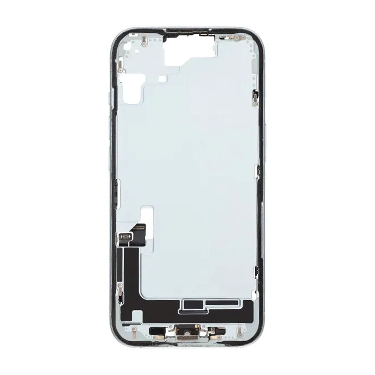 Mittenram med smådelar för iPhone 15 - Blå OEM image 3