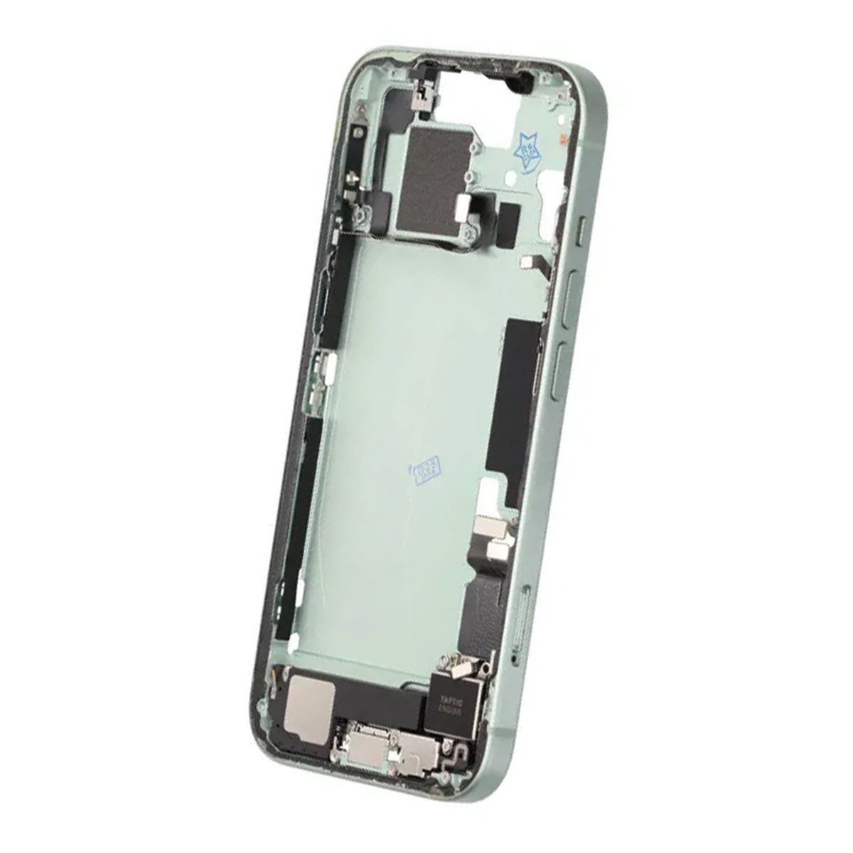 Mittenram med smådelar för iPhone 15 - Grön OEM image 4