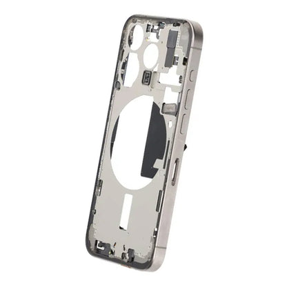 Mittenram med smådelar för iPhone 15 Pro - Naturlig Titan OEM image 5
