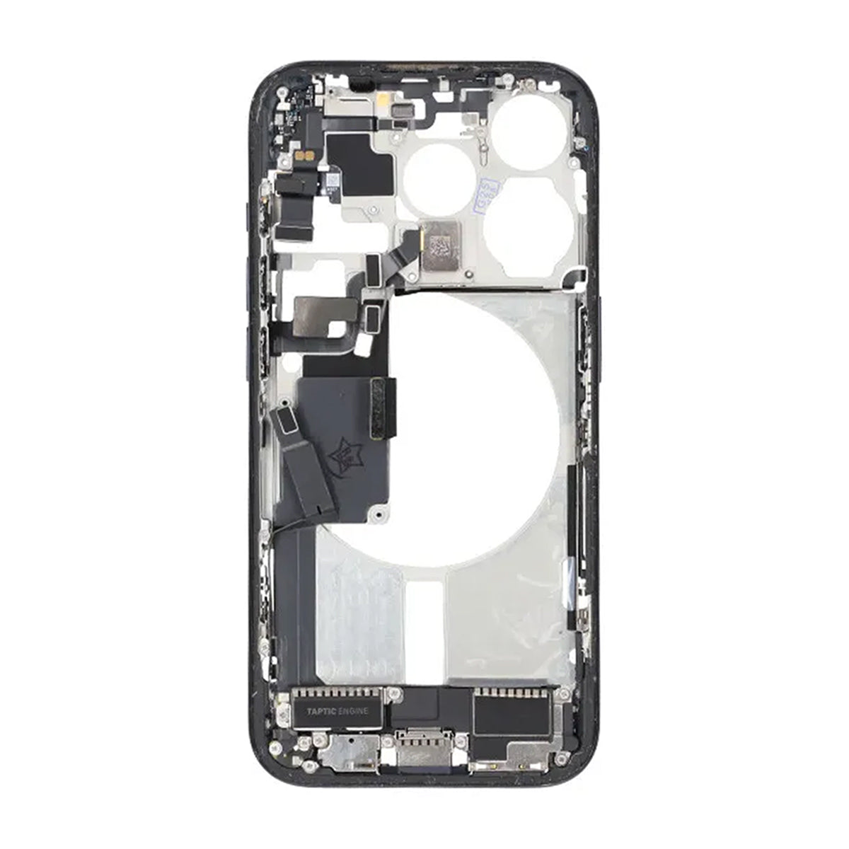 Mittenram med smådelar för iPhone 15 Pro - Blå Titan OEM image 2