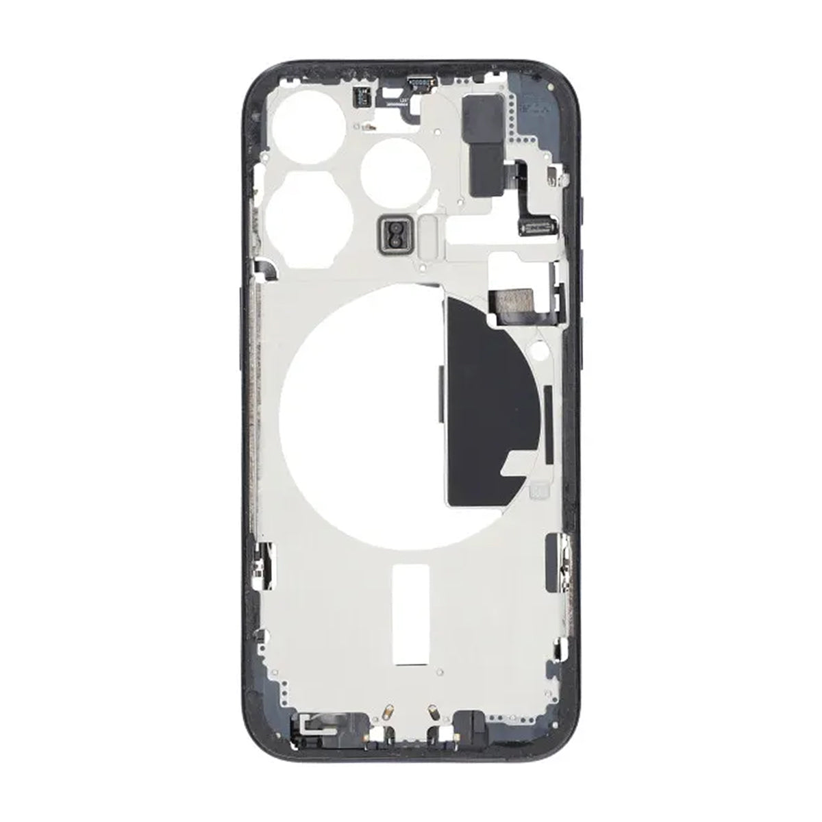 Mittenram med smådelar för iPhone 15 Pro - Blå Titan OEM image 3