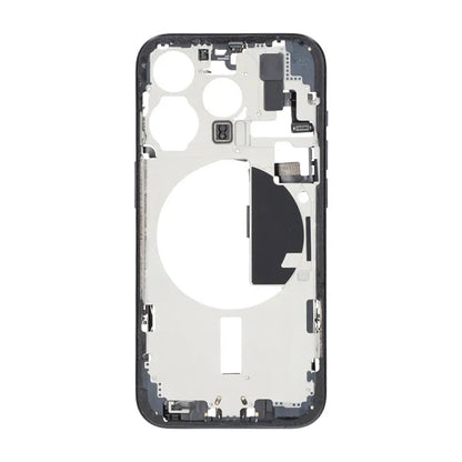Mittenram med smådelar för iPhone 15 Pro - Blå Titan OEM image 3