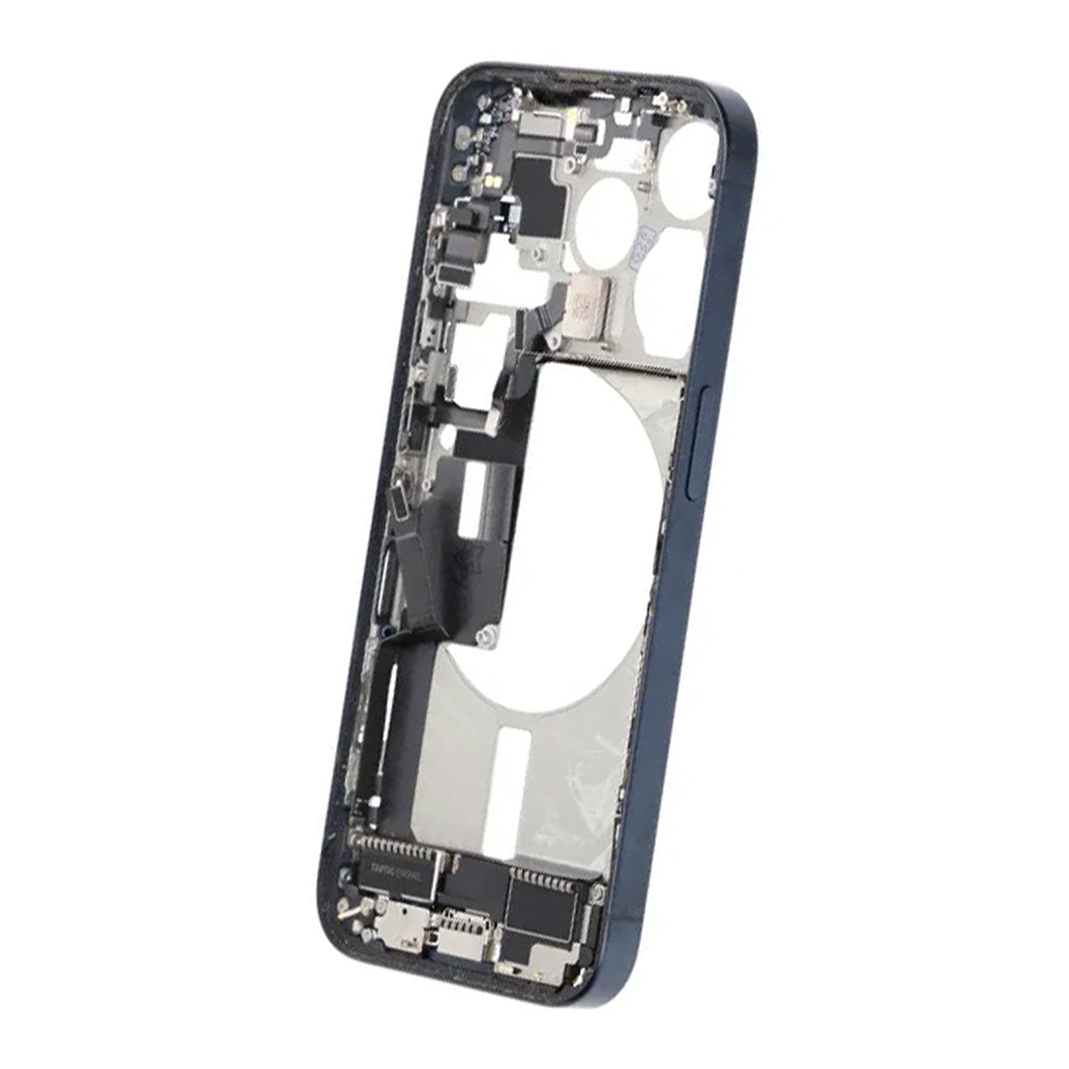 Mittenram med smådelar för iPhone 15 Pro - Blå Titan OEM image 4
