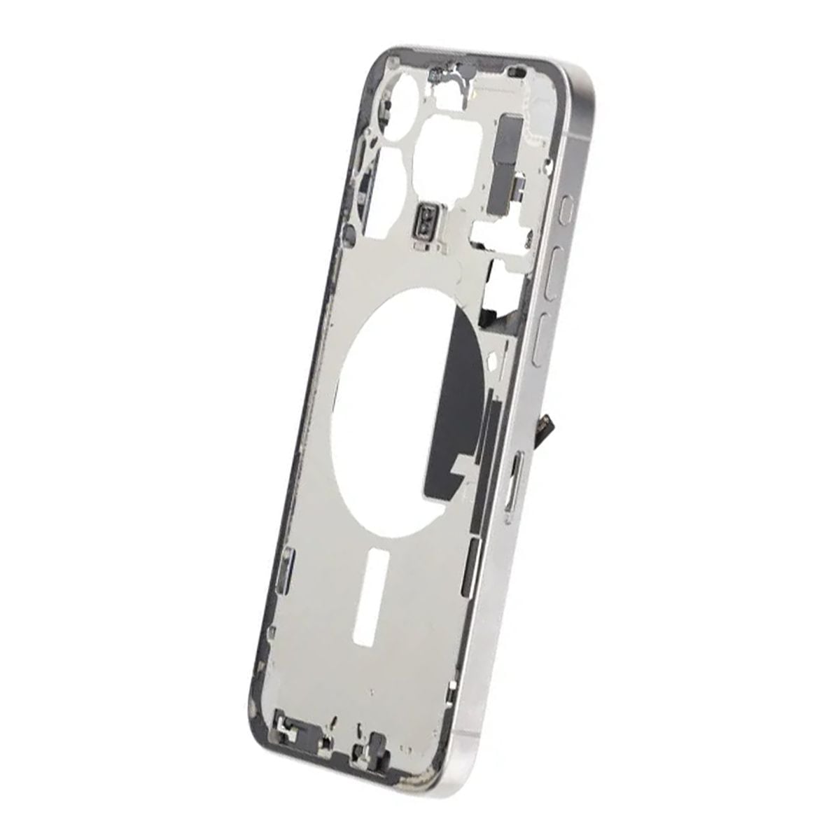 Mittenram med smådelar för iPhone 15 Pro Max - Vitt Titan OEM image 5