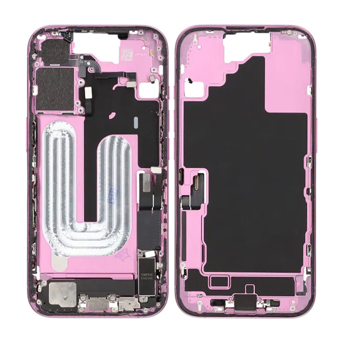 Mittenram med smådelar för iPhone 16 - Lila OEM image 1