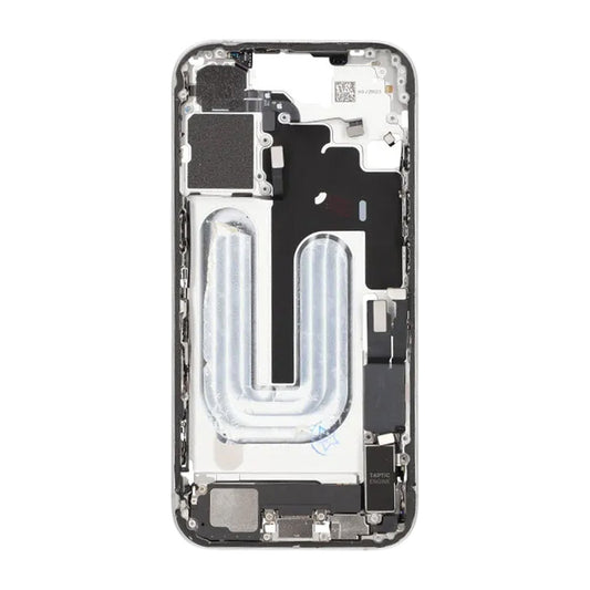 Mittenram med smådelar för iPhone 16 - Vit OEM image 2