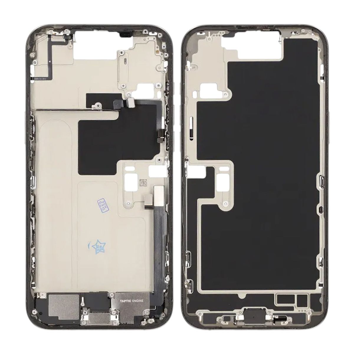 Mittenram med smådelar för iPhone 16 Pro Max - Naturlig Titan OEM image 1