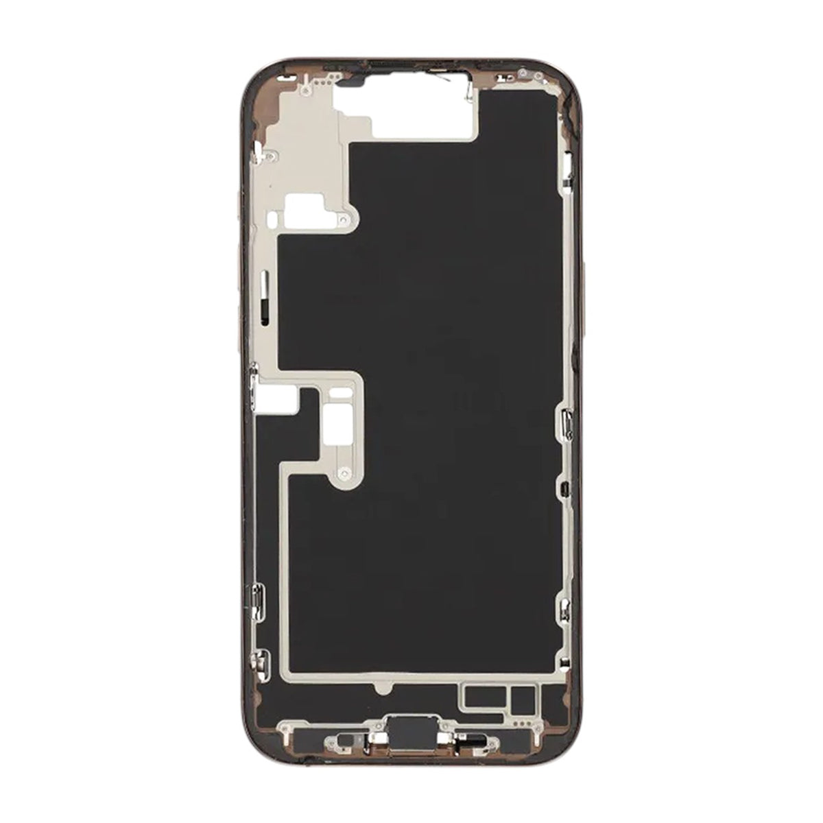 Mittenram med smådelar för iPhone 16 Pro Max - Sandfärgad Titan OEM image 3