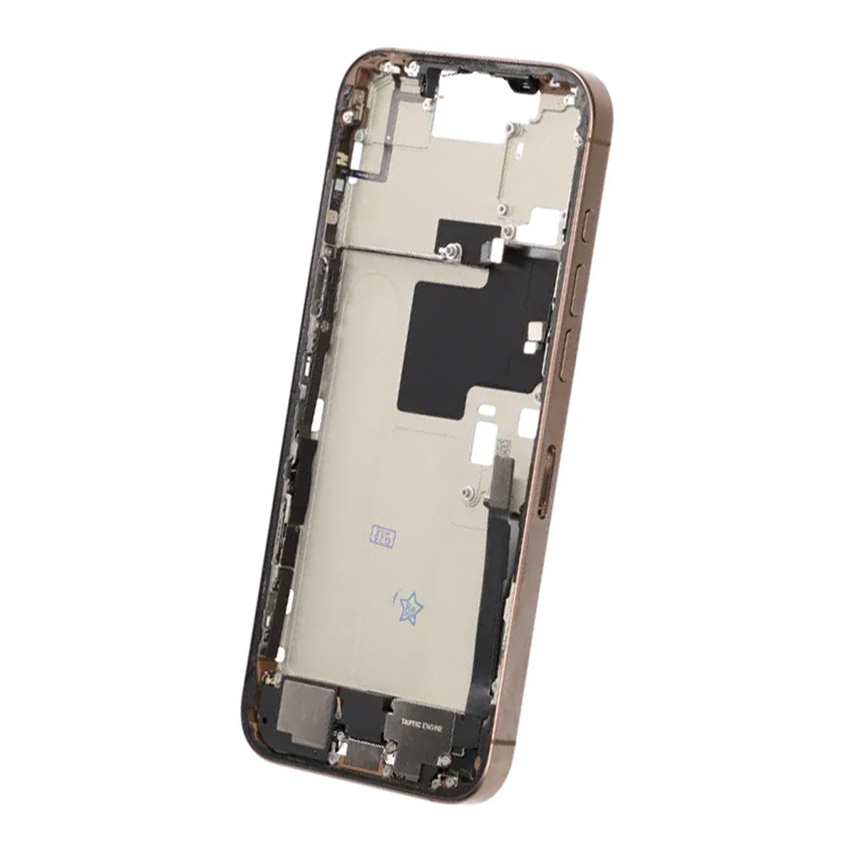 Mittenram med smådelar för iPhone 16 Pro Max - Sandfärgad Titan OEM image 4