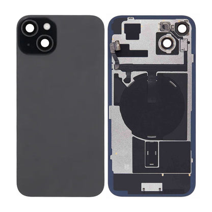 iPhone 15 Plus Baksida Glas Komplett OEM - Svart image 1