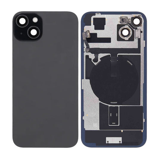 iPhone 15 Plus Baksida Glas Komplett OEM - Svart image 1