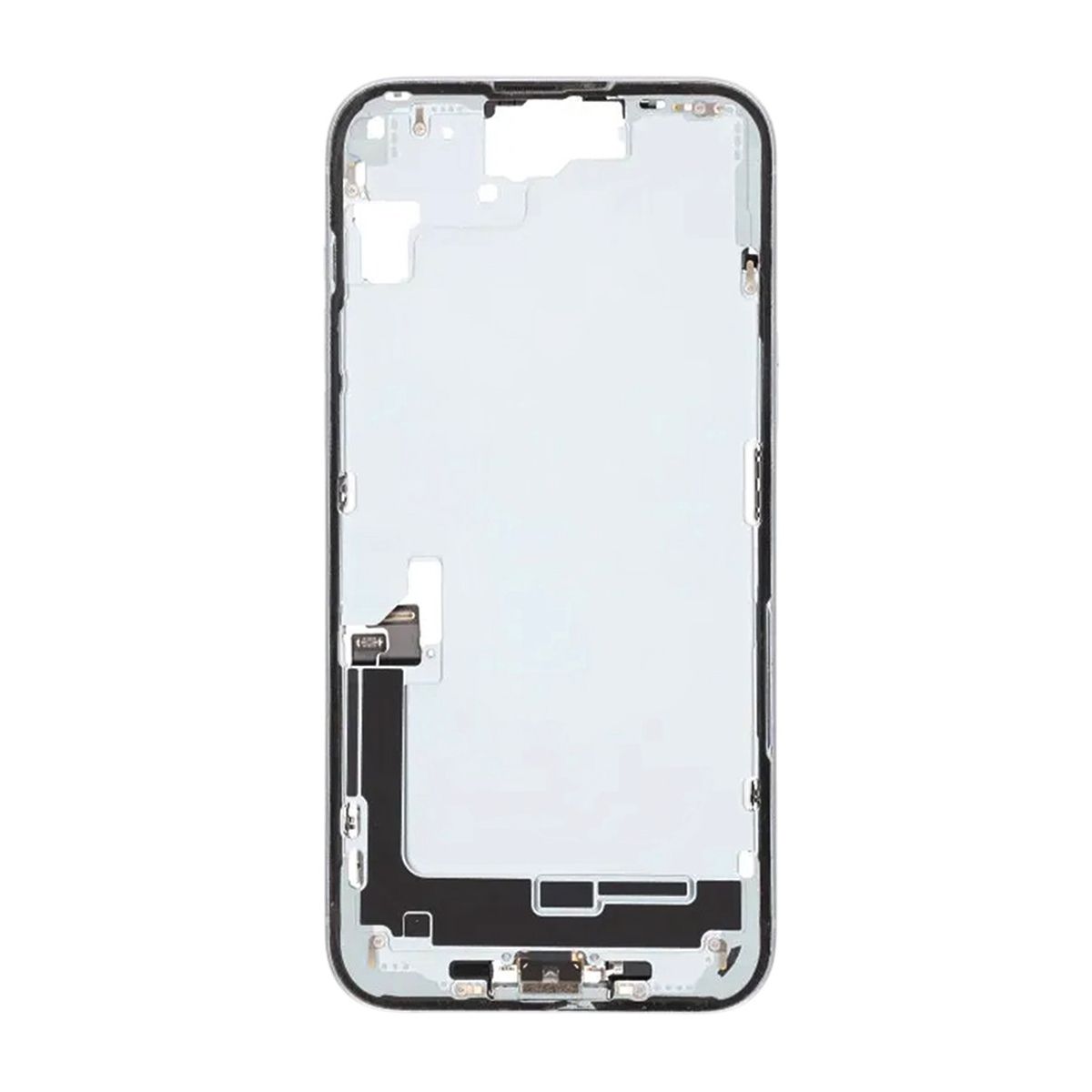 Mittenram med smådelar för iPhone 15 Plus - Blå OEM image 3
