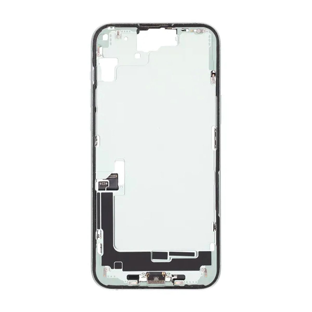 Mittenram med smådelar för iPhone 15 Plus - Grön OEM image 3