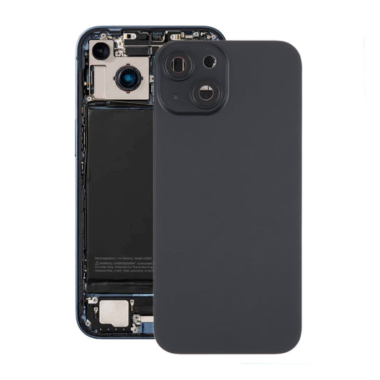 iPhone 15 Baksida Glas med Magnet och Kameralins - Svart image 1