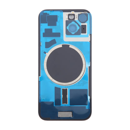 iPhone 15 Baksida Glas med Magnet och Kameralins - Svart image 3