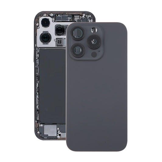 iPhone 16 Pro Baksida Glas med Magnet och Kameralins - Svart Titan image 1