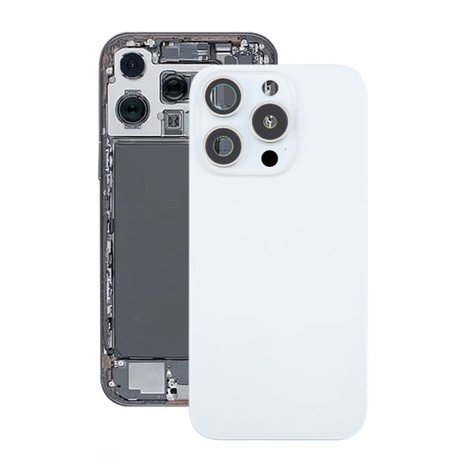 iPhone 16 Pro Baksida Glas med Magnet och Kameralins - Vit Titan image 1