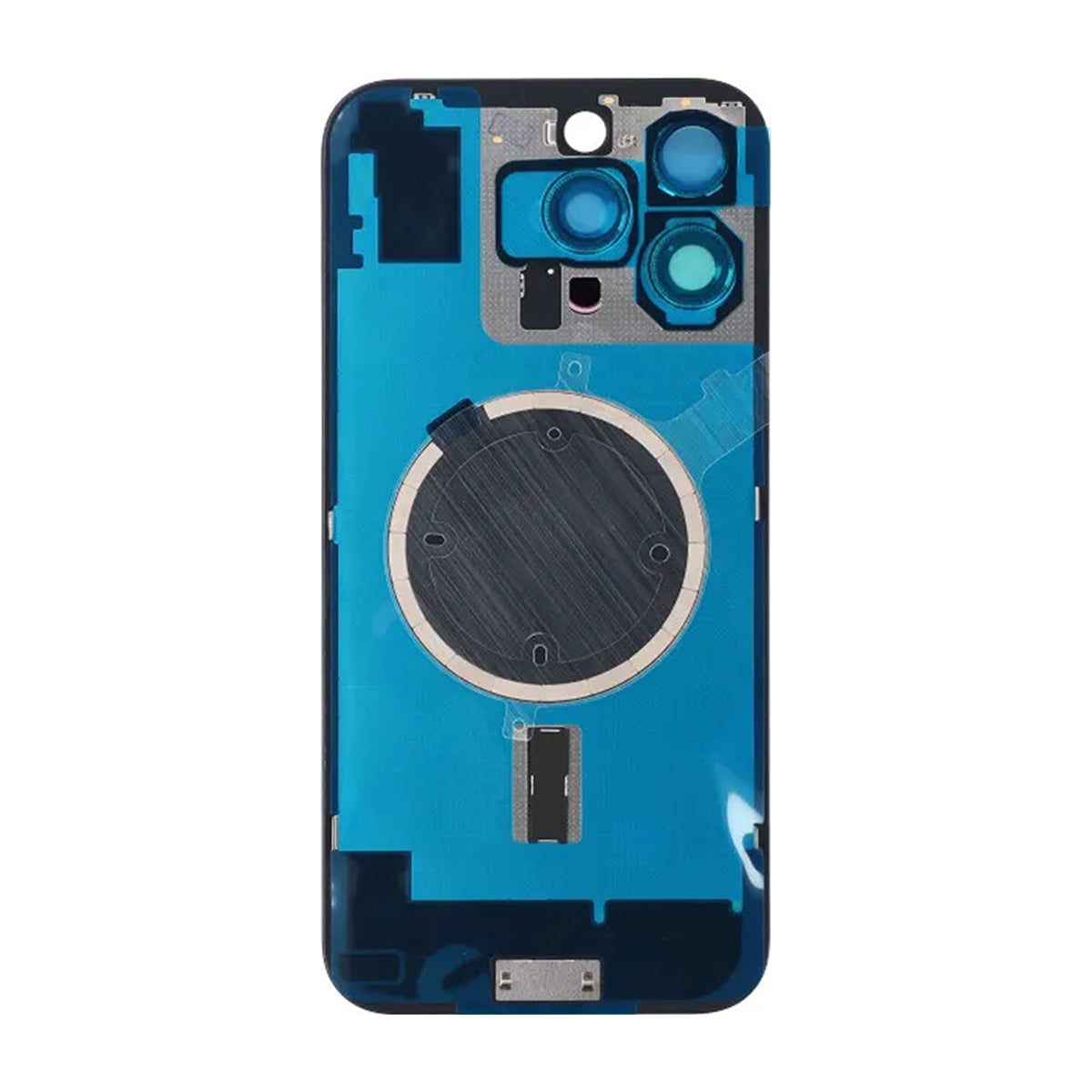 iPhone 16 Pro Max Baksida Glas med Magnet och Kameralins - Naturlig Titan image 3