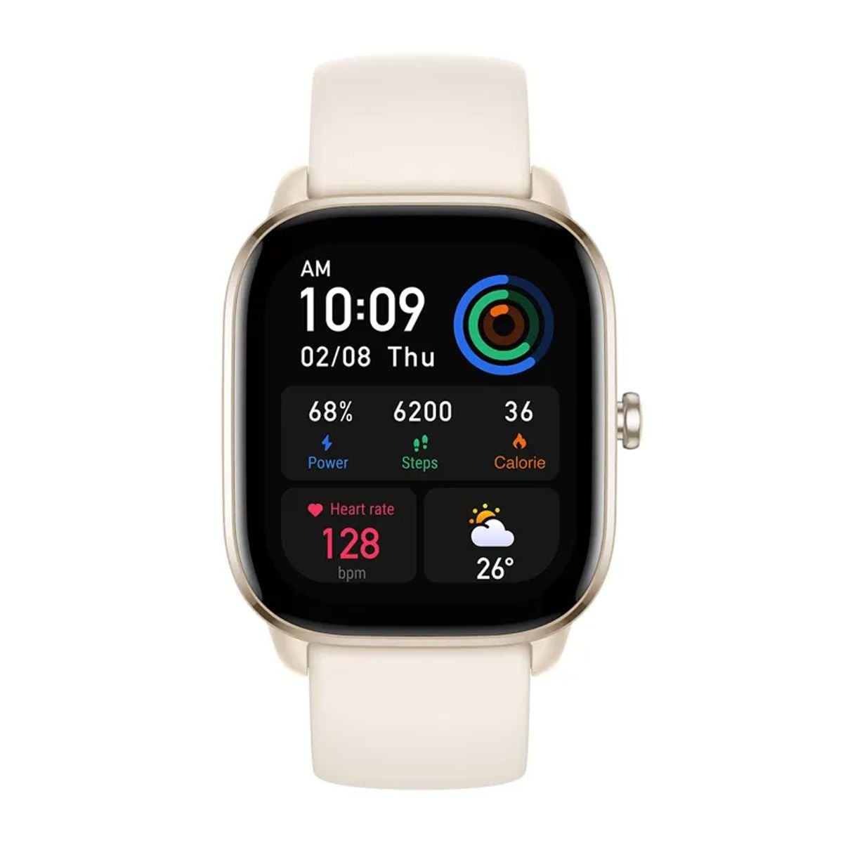 Begagnad Amazfit GTS 4 Mini Vit - Mycket bra skick image 3