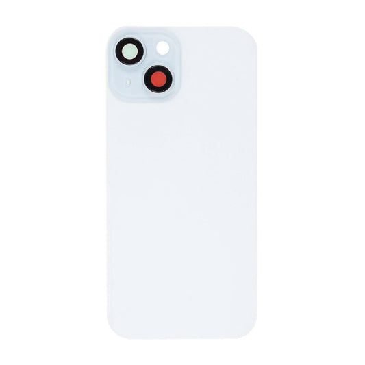 iPhone 15 Baksida Glas med smådelar - Vit image 2