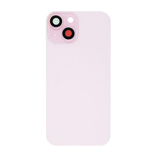 iPhone 15 Baksida Glas med smådelar - Rosa image 2