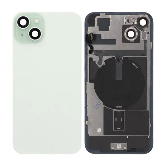 iPhone 15 Plus Baksida Glas Komplett OEM - Grön image 1
