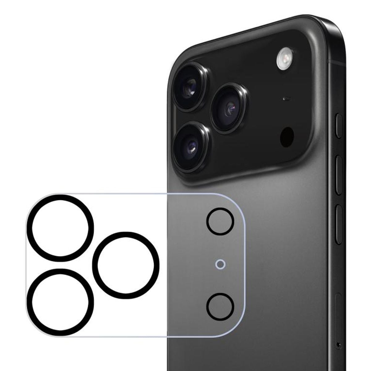 Kameraskydd Härdat Glas till iPhone 17 Pro Max image 1