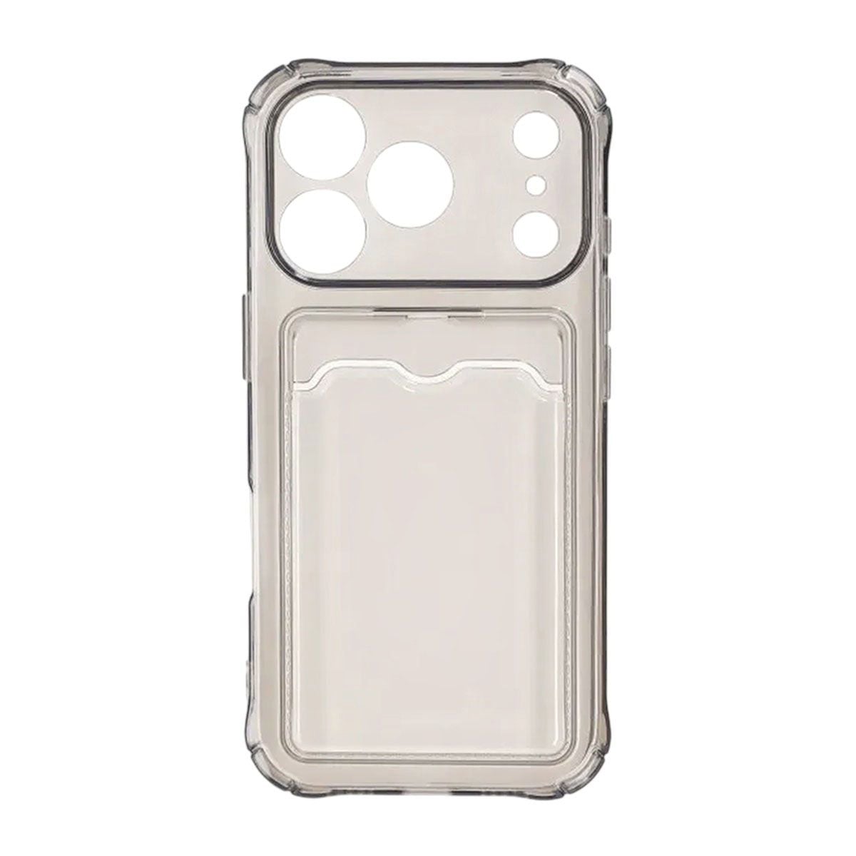 Stöttåligt Mobilskal med Korthållare för iPhone 17 Pro - Svart image 2