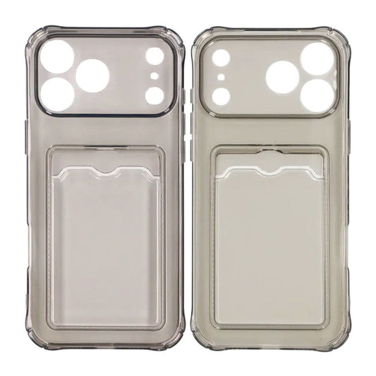 Stöttåligt Mobilskal med Korthållare för iPhone 17 Pro Max - Svart image 1