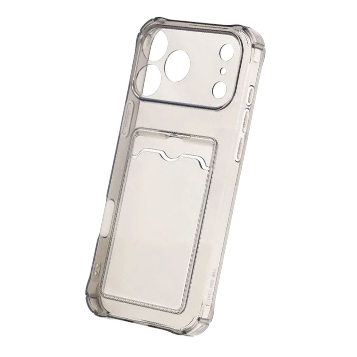 Stöttåligt Mobilskal med Korthållare för iPhone 17 Pro Max - Svart image 5