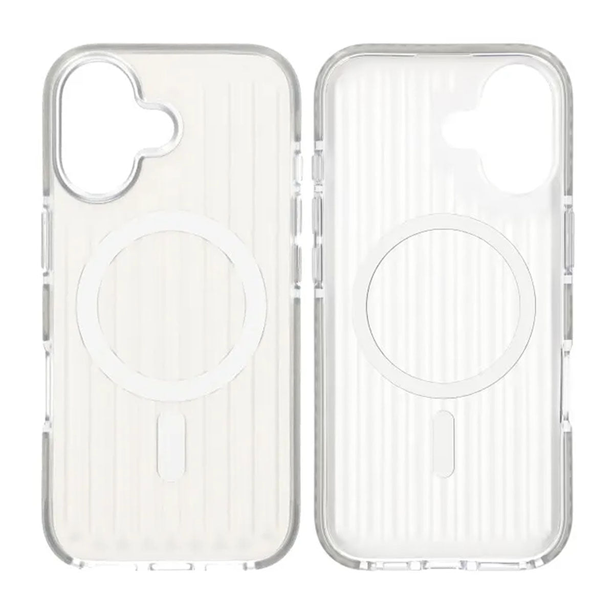 Mobilskal Korrugerad Magsafe för iPhone 17 - Silver image 1