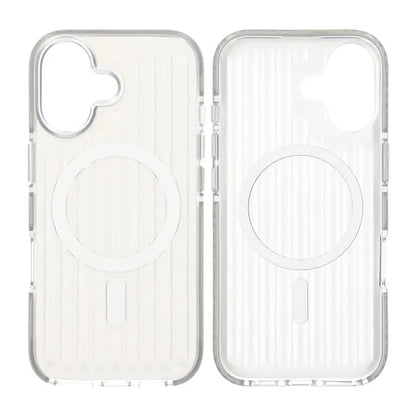 Mobilskal Korrugerad Magsafe för iPhone 17 - Silver image 1