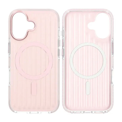 Mobilskal Korrugerad Magsafe för iPhone 17 - Rosa image 1
