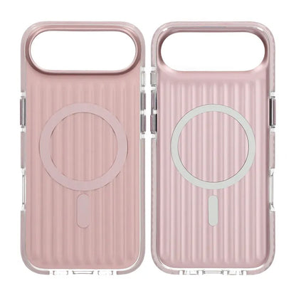 Mobilskal Korrugerad Magsafe för iPhone Air - Rosa image 1