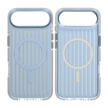 Mobilskal Korrugerad Magsafe för iPhone Air - Blå image 1