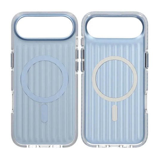 Mobilskal Korrugerad Magsafe för iPhone Air - Blå image 1