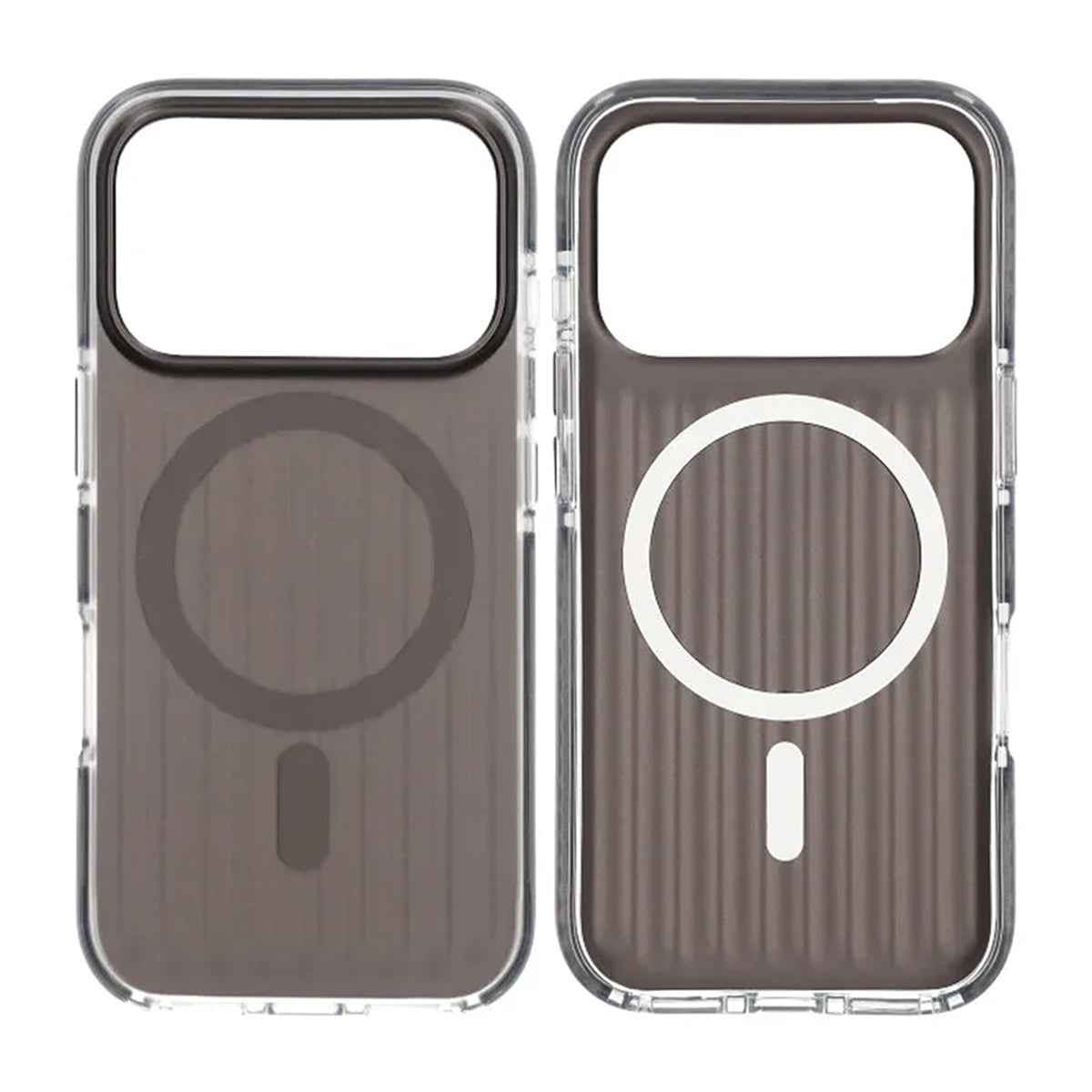 Mobilskal Korrugerad Magsafe för iPhone 17 Pro - Svart image 1