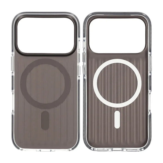 Mobilskal Korrugerad Magsafe för iPhone 17 Pro - Svart image 1