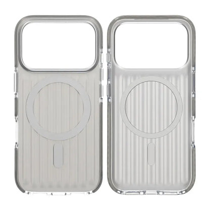 Mobilskal Korrugerad Magsafe för iPhone 17 Pro - Silver image 1