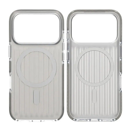 Mobilskal Korrugerad Magsafe för iPhone 17 Pro - Silver image 1