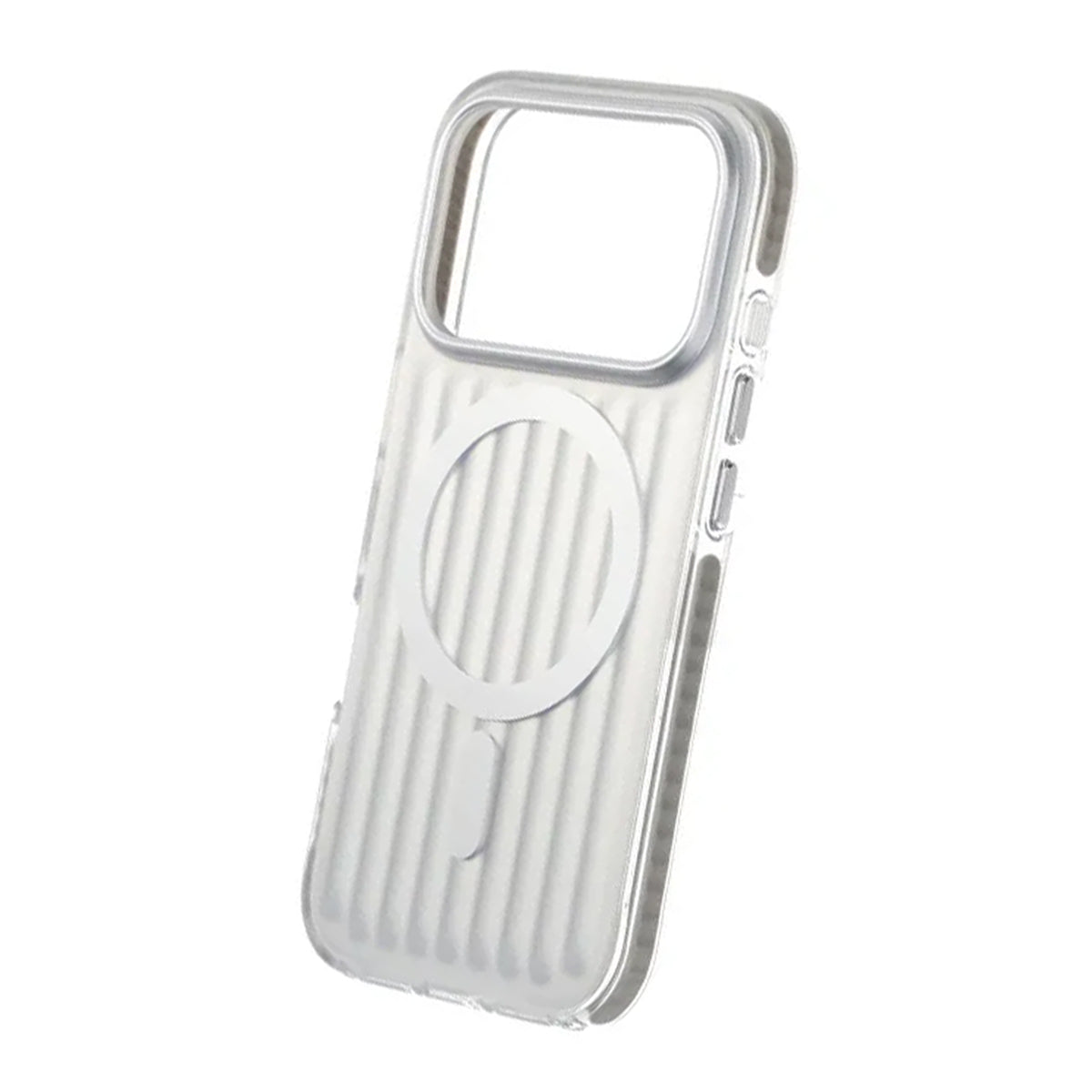 Mobilskal Korrugerad Magsafe för iPhone 17 Pro - Silver image 5