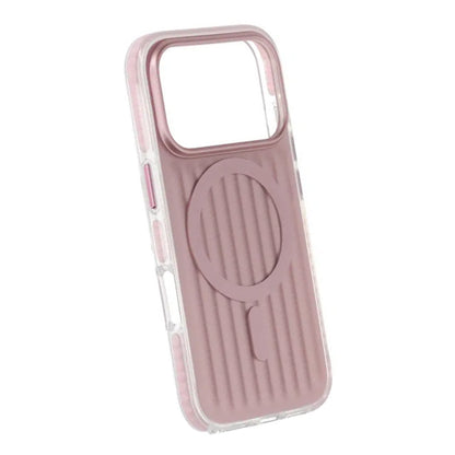 Mobilskal Korrugerad Magsafe för iPhone 17 Pro - Rosa image 4