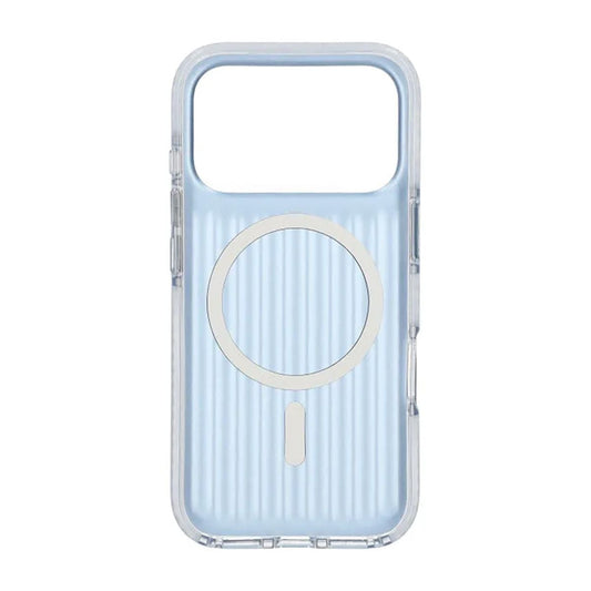 Mobilskal Korrugerad Magsafe för iPhone 17 Pro - Blå image 3
