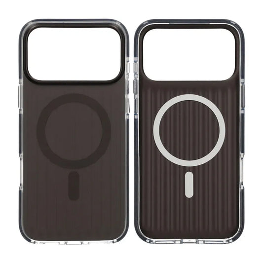 Mobilskal Korrugerad Magsafe för iPhone 17 Pro Max - Svart image 1