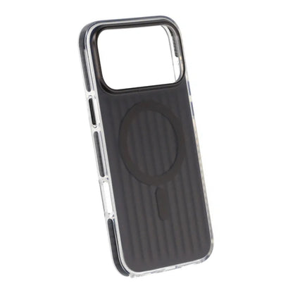 Mobilskal Korrugerad Magsafe för iPhone 17 Pro Max - Svart image 4