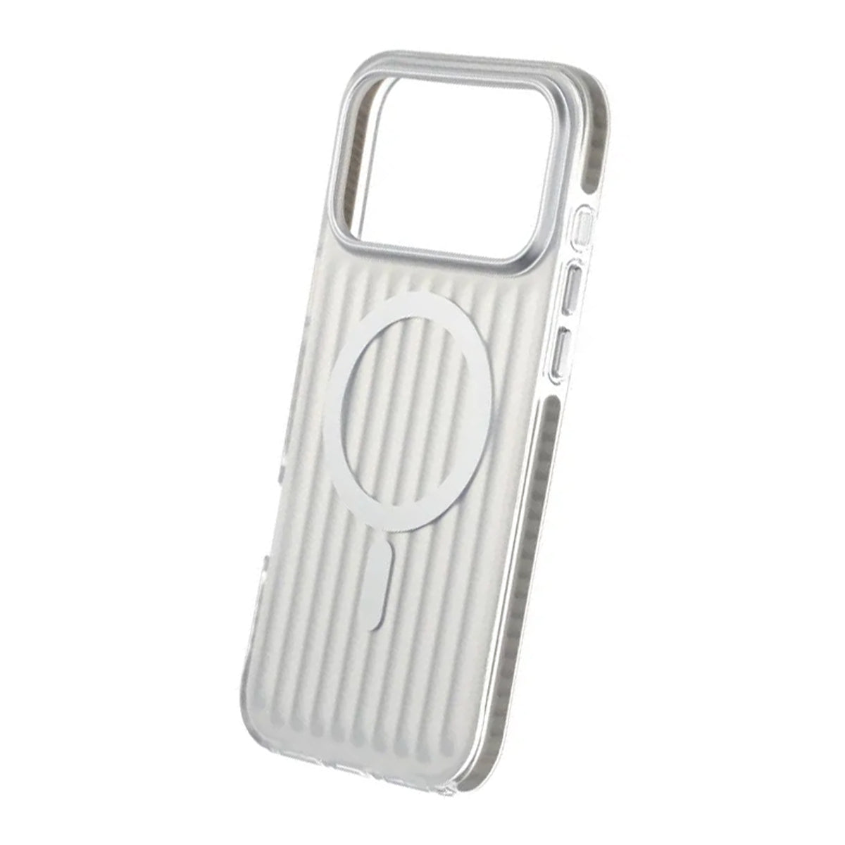 Mobilskal Korrugerad Magsafe för iPhone 17 Pro Max - Silver image 5