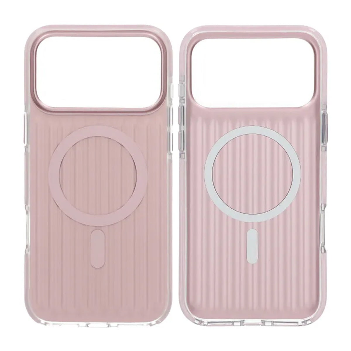 Mobilskal Korrugerad Magsafe för iPhone 17 Pro Max - Rosa image 1